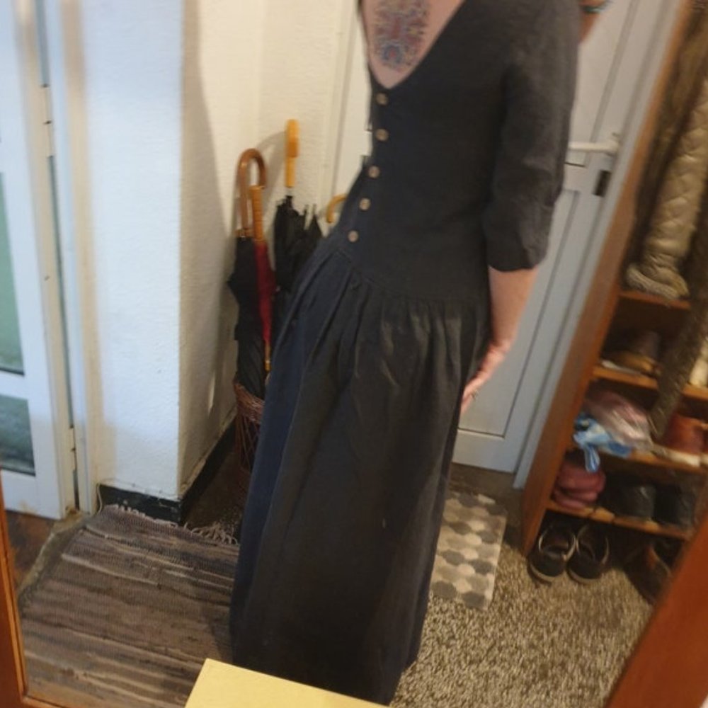 LA FEMME linen dress, size S - Picture 5 of 11